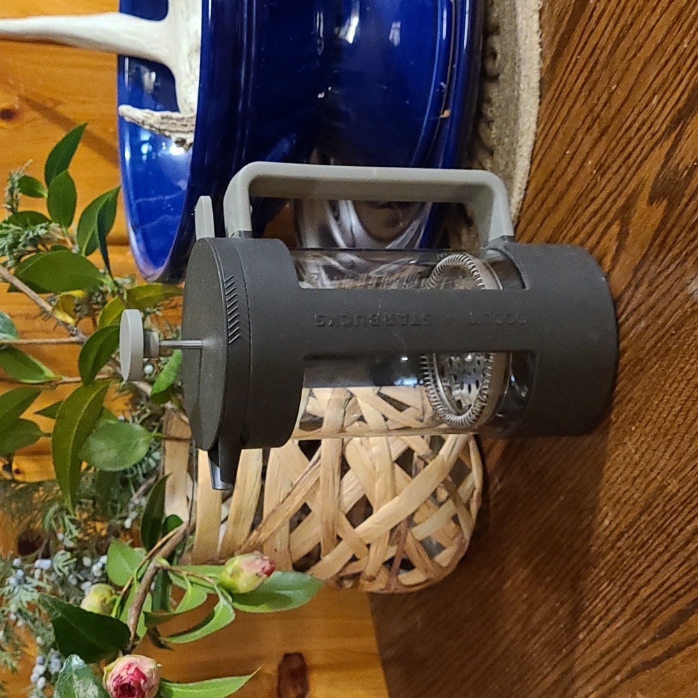 Glass French press
